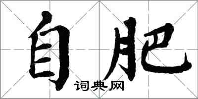 翁闓運自肥楷書怎么寫