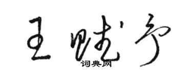 駱恆光王賦予草書個性簽名怎么寫