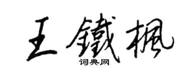 王正良王鐵楓行書個性簽名怎么寫