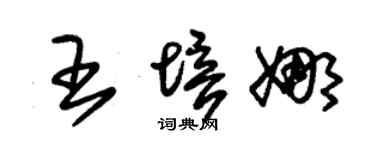 朱錫榮王培娜草書個性簽名怎么寫