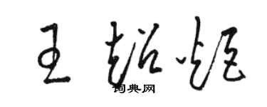 駱恆光王超炬草書個性簽名怎么寫