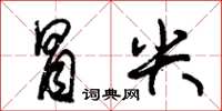 朱錫榮冒尖草書怎么寫