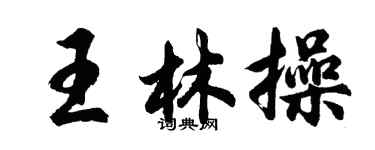 胡問遂王林操行書個性簽名怎么寫