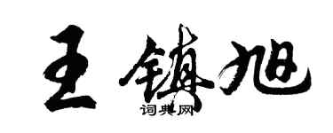 胡問遂王鎮旭行書個性簽名怎么寫
