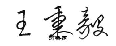 駱恆光王秉毅草書個性簽名怎么寫