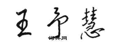 駱恆光王予慧行書個性簽名怎么寫