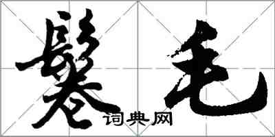 胡問遂鬈毛行書怎么寫