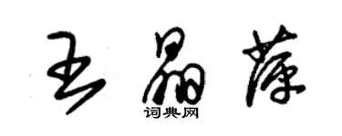 朱錫榮王晶萍草書個性簽名怎么寫