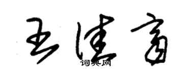 朱錫榮王佳齊草書個性簽名怎么寫