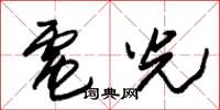 朱錫榮電光草書怎么寫