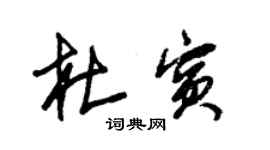 朱錫榮杜賓草書個性簽名怎么寫