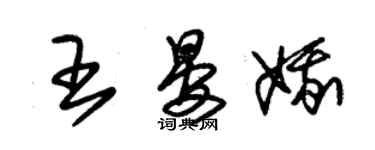 朱錫榮王晏娥草書個性簽名怎么寫