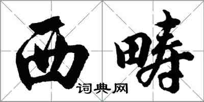 胡問遂西疇行書怎么寫