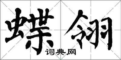 翁闓運蝶翎楷書怎么寫