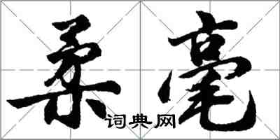 胡問遂柔毫行書怎么寫