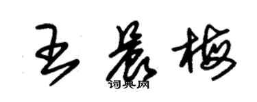 朱錫榮王晨梅草書個性簽名怎么寫