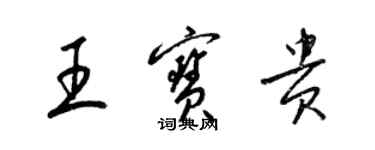 梁錦英王寶貴草書個性簽名怎么寫