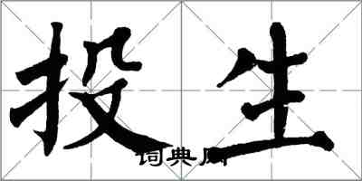 翁闓運投生楷書怎么寫