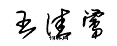 朱錫榮王佳鶯草書個性簽名怎么寫