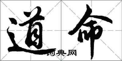 胡問遂道命行書怎么寫