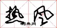 朱錫榮熱風草書怎么寫