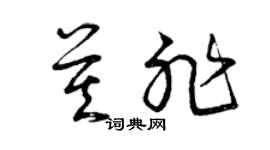 曾慶福莫非草書個性簽名怎么寫