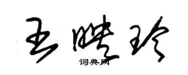 朱錫榮王映玲草書個性簽名怎么寫