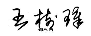 朱錫榮王樹璋草書個性簽名怎么寫