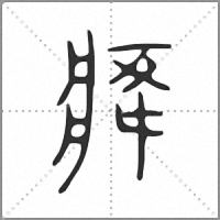 𤵸小篆