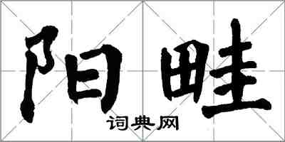翁闓運陽畦楷書怎么寫