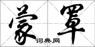 胡問遂蒙罩行書怎么寫