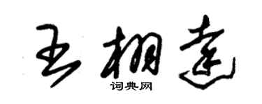 朱錫榮王栩達草書個性簽名怎么寫