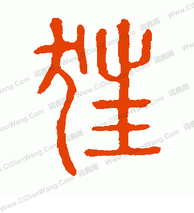 說文解字寫的狂