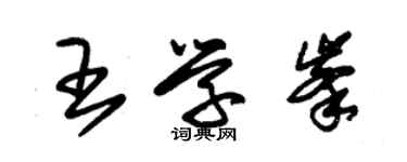 朱錫榮王學峰草書個性簽名怎么寫