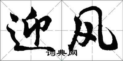 胡問遂迎風行書怎么寫