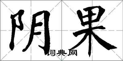翁闓運陰果楷書怎么寫