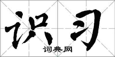 翁闓運識習楷書怎么寫