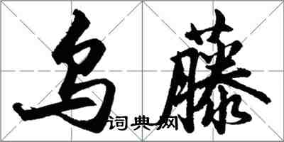 胡問遂烏藤行書怎么寫