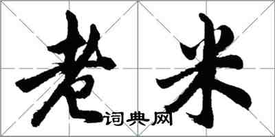 胡問遂老米行書怎么寫