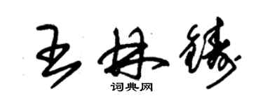 朱錫榮王林鑄草書個性簽名怎么寫