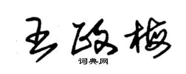 朱錫榮王政梅草書個性簽名怎么寫