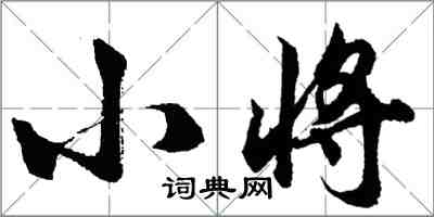 胡問遂小將行書怎么寫