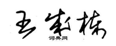 朱錫榮王成棟草書個性簽名怎么寫