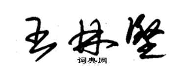 朱錫榮王林堅草書個性簽名怎么寫