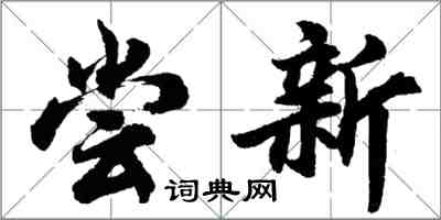 胡問遂嘗新行書怎么寫