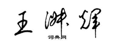 梁錦英王淑輝草書個性簽名怎么寫