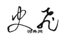 駱恆光史飛草書個性簽名怎么寫