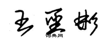 朱錫榮王聖彬草書個性簽名怎么寫