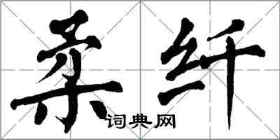 翁闓運柔纖楷書怎么寫