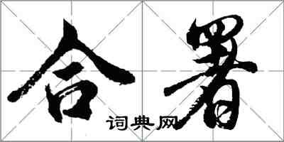 胡問遂合署行書怎么寫